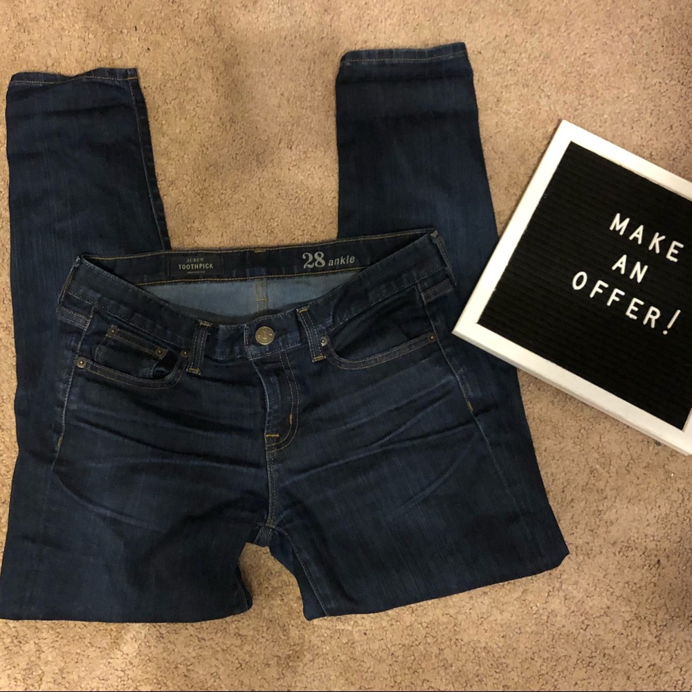 Jcrew Toothpick Jeans!